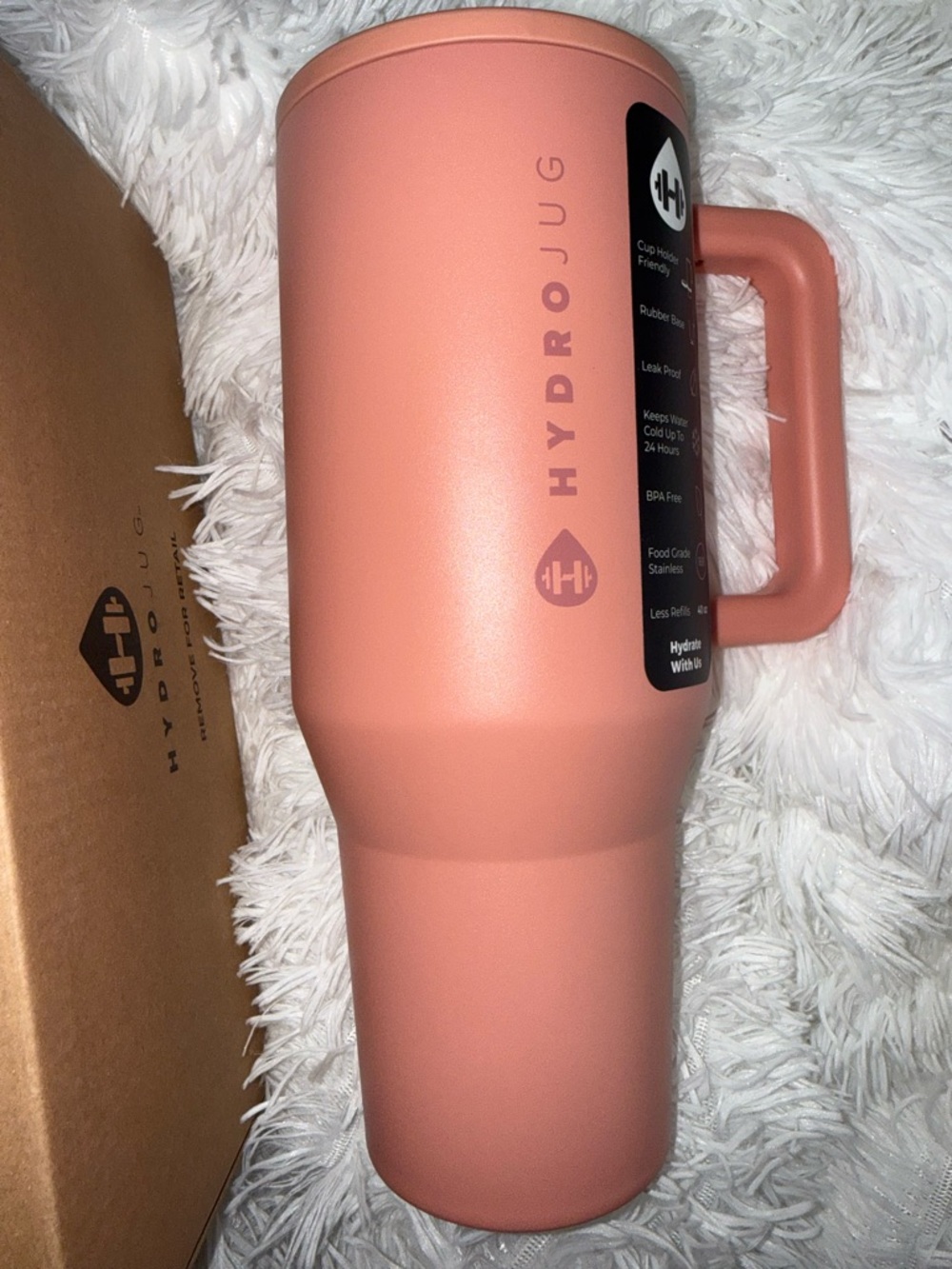 Hydrojug 40 Oz traveler Dahlia